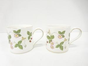 WEDGWOOD　ウェッジウッド　ワイルドストロベリー　マグカップ　ペア　洋食器